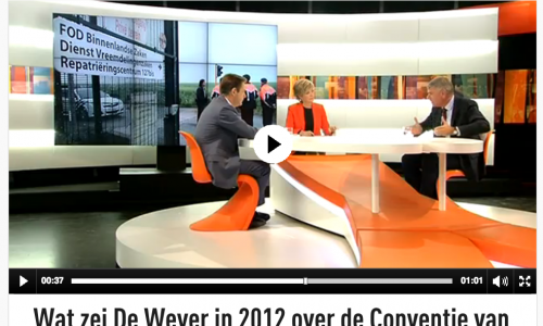 Bart De Wever et la Convention de Genève. Quand le ridicule tue.